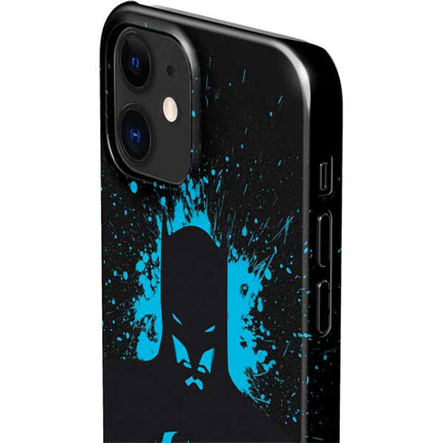 DC Comics Batman Blue Splash character shape iPhone 12 Mini Lite Case