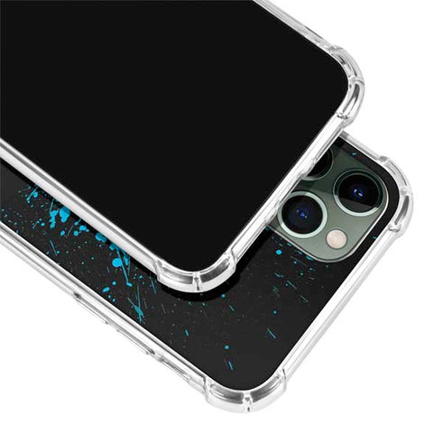 DC Comics Batman Blue Splash character shape iPhone 12 Pro Clear Case