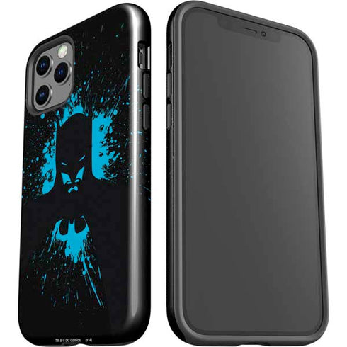 DC Comics Batman Blue Splash character shape iPhone 12 Pro Max Impact Case