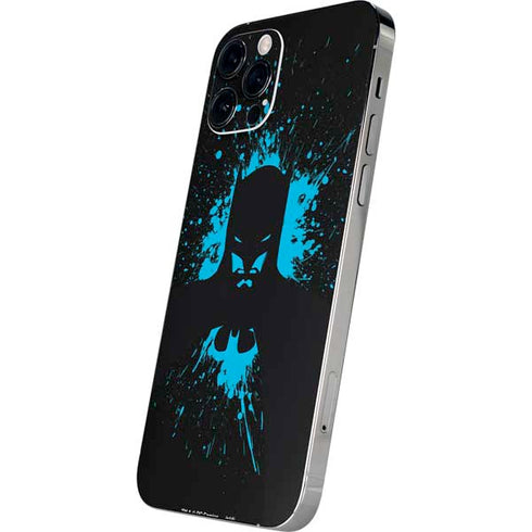 DC Comics Batman Blue Splash character shape iPhone 12 Pro Max Skin