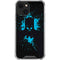 DC Comics Batman Blue Splash character shape iPhone 14 Plus Clear Case