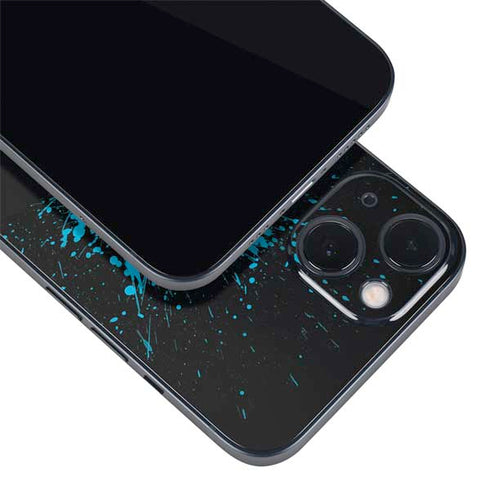 DC Comics Batman Blue Splash character shape iPhone 14 Plus Skin