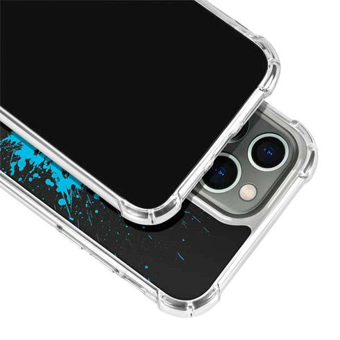 DC Comics Batman Blue Splash character shape iPhone 15 Pro Clear Case