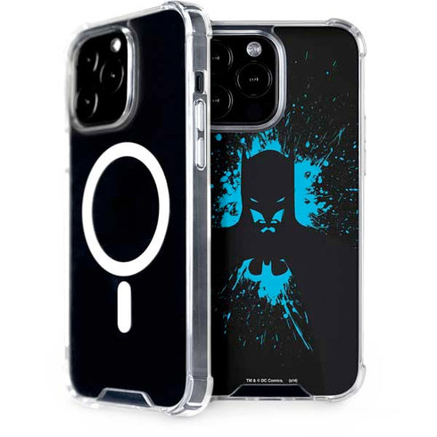 DC Comics Batman Blue Splash character shape iPhone 14 Pro Max MagSafe Case
