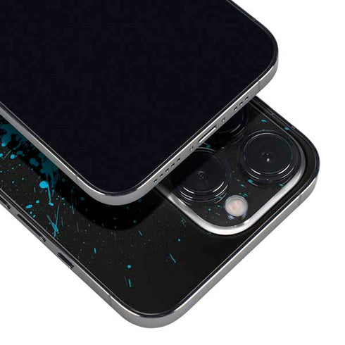 DC Comics Batman Blue Splash character shape iPhone 14 Pro Skin