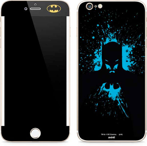 DC Comics Batman Blue Splash character shape iPhone 6/6s Plus Skin