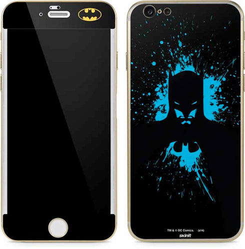DC Comics Batman Blue Splash character shape iPhone 6/6s Skin