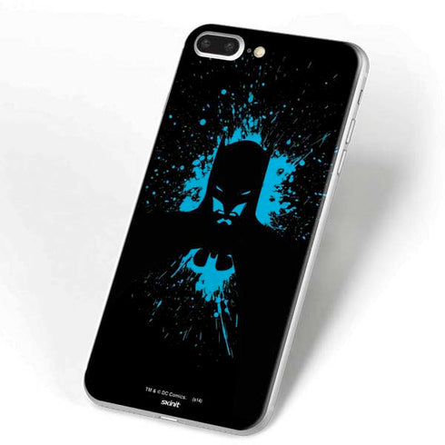 DC Comics Batman Blue Splash character shape iPhone 7 Plus Skin
