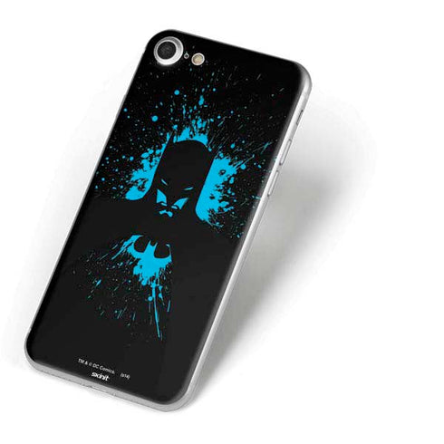 DC Comics Batman Blue Splash character shape iPhone 7 Skin
