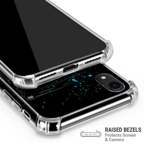 DC Comics Batman Blue Splash character shape iPhone XR Clear Case