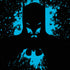 DC Comics Batman Blue Splash character shape iPhone XS Skin