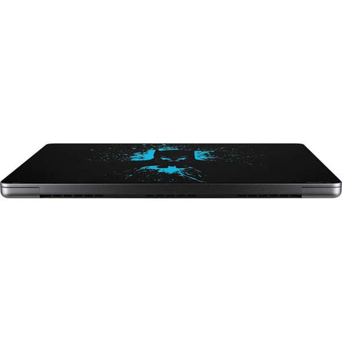 DC Comics Batman Blue Splash character shape MacBook Pro 14in (2021-24) Skin