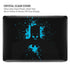 DC Comics Batman Blue Splash character shape MacBook Pro 16in (2021-25) Case plus Skin