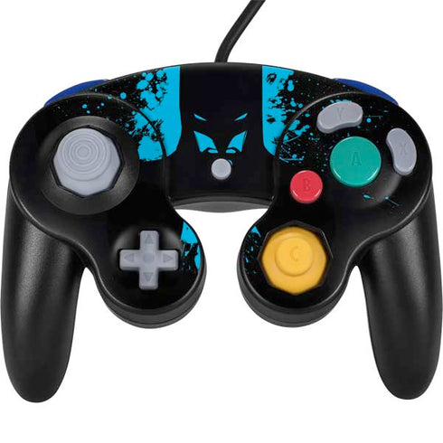 DC Comics Batman Blue Splash character shape Nintendo GameCube Controller Skin