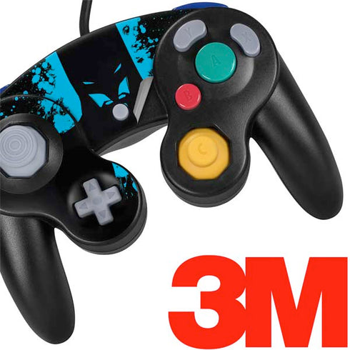 DC Comics Batman Blue Splash character shape Nintendo GameCube Controller Skin