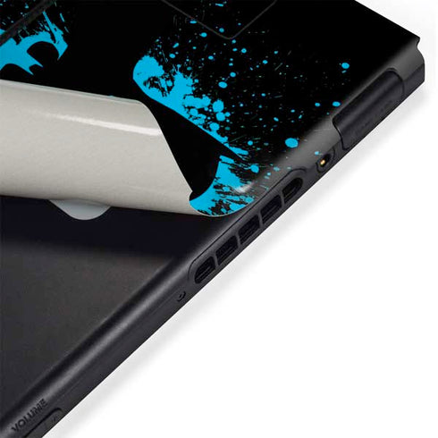 DC Comics Batman Blue Splash character shape Nintendo Switch Bundle Skin