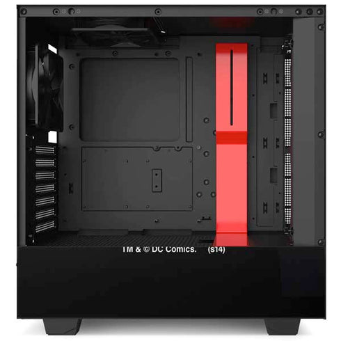 DC Comics Batman Blue Splash character shape NZXT H510 Compact ATX Mid-Tower Case Skin