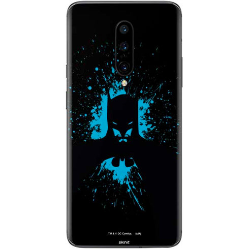DC Comics Batman Blue Splash character shape OnePlus 7 Pro Skin