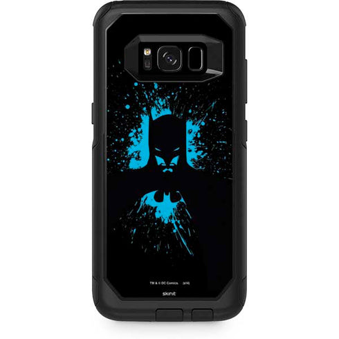 DC Comics Batman Blue Splash character shape Otterbox Commuter Galaxy Skin