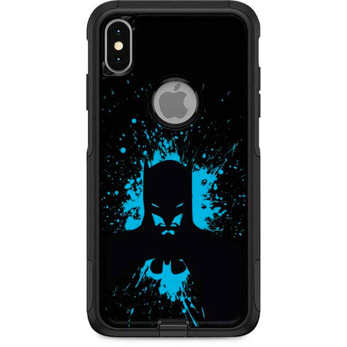 DC Comics Batman Blue Splash character shape Otterbox Commuter iPhone Skin