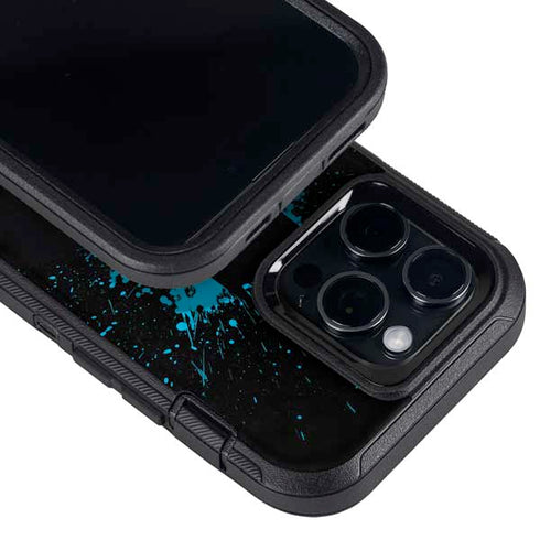 DC Comics Batman Blue Splash character shape Otterbox Defender iPhone Skin