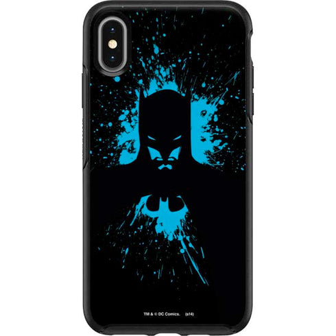 DC Comics Batman Blue Splash character shape Otterbox Symmetry iPhone Skin