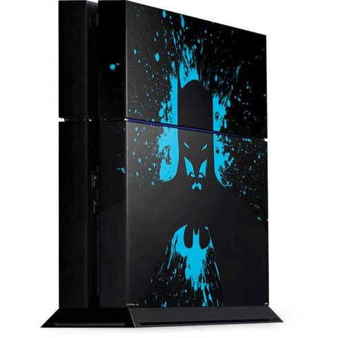 DC Comics Batman Blue Splash character shape PS4 Console Skin