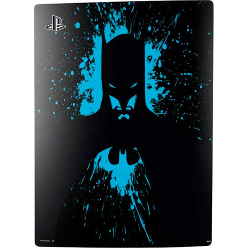 DC Comics Batman Blue Splash character shape PS5 Digital Edition Bundle Skin