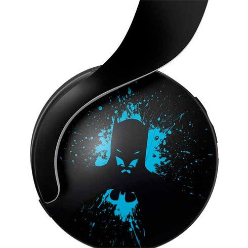 DC Comics Batman Blue Splash character shape PULSE 3D Wireless Headset for PS5 Skin