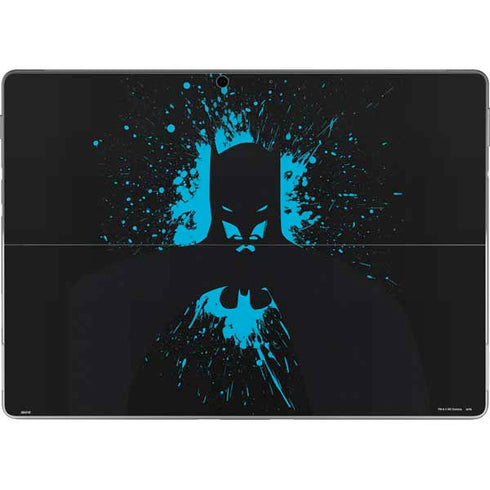 DC Comics Batman Blue Splash character shape Surface Pro 9 Skin