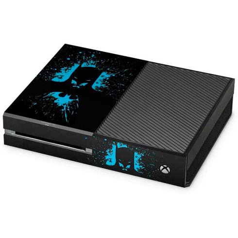 DC Comics Batman Blue Splash character shape Xbox One Console Skin
