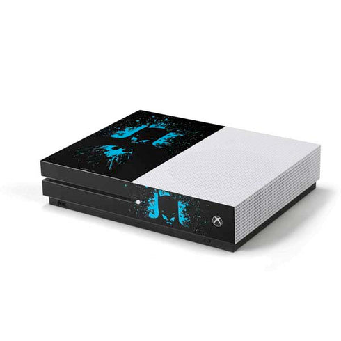 DC Comics Batman Blue Splash character shape Xbox One S Console Skin