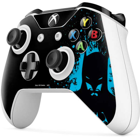 DC Comics Batman Blue Splash character shape Xbox One S Controller Skin