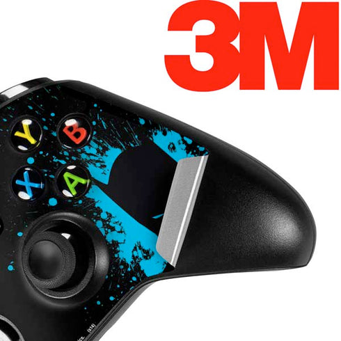 DC Comics Batman Blue Splash character shape Xbox One S Controller Skin