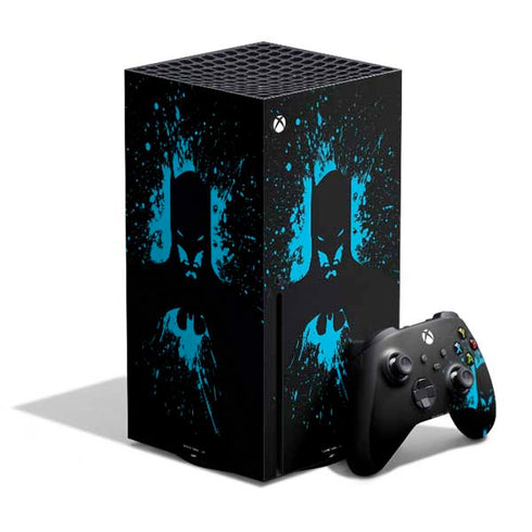 DC Comics Batman Blue Splash character shape Xbox Series X Bundle Skin