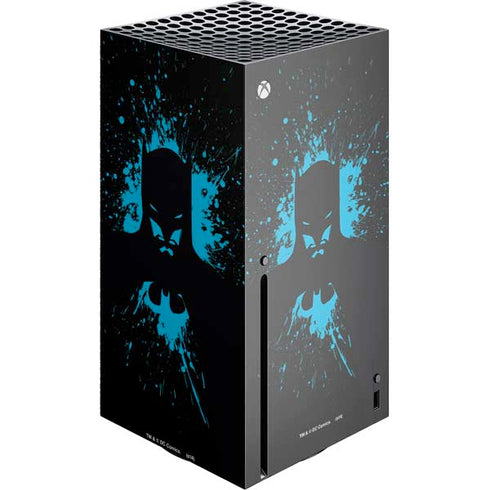 DC Comics Batman Blue Splash character shape Xbox Series X Console Skin