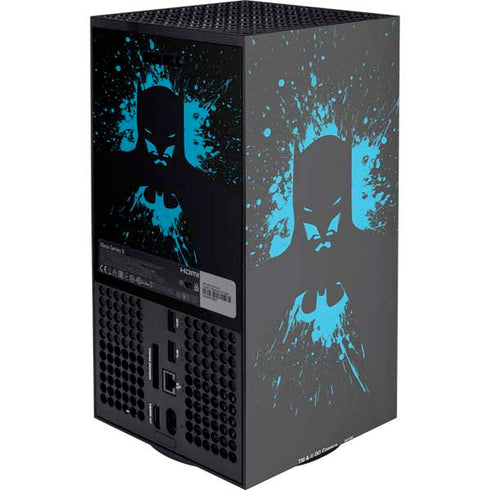 DC Comics Batman Blue Splash character shape Xbox Series X Console Skin
