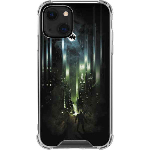 DC Comics Batman Call Sign City iPhone 14 Plus Clear Case
