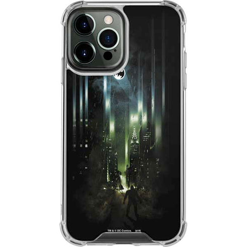 DC Comics Batman Call Sign City iPhone 14 Pro Max Clear Case