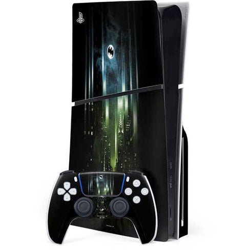 DC Comics Batman Call Sign City PS5 Slim Disk Bundle Skin