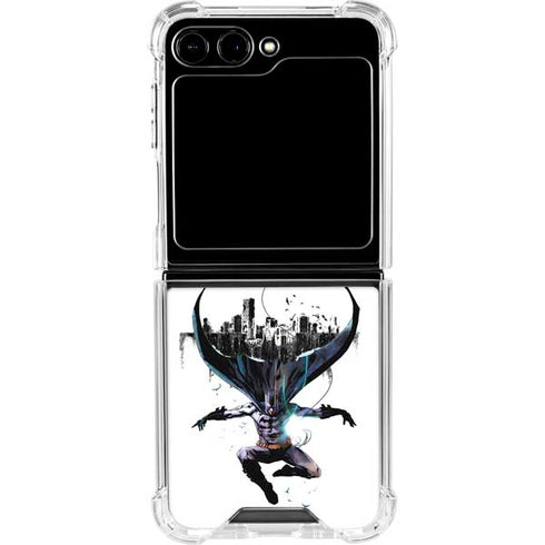 DC Comics Batman Black Mirror Cover #3 Galaxy Z Flip5 5G Clear Case