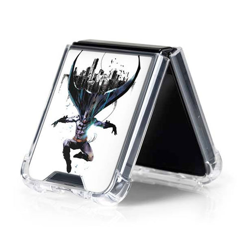 DC Comics Batman Black Mirror Cover #3 Galaxy Z Flip5 5G Clear Case