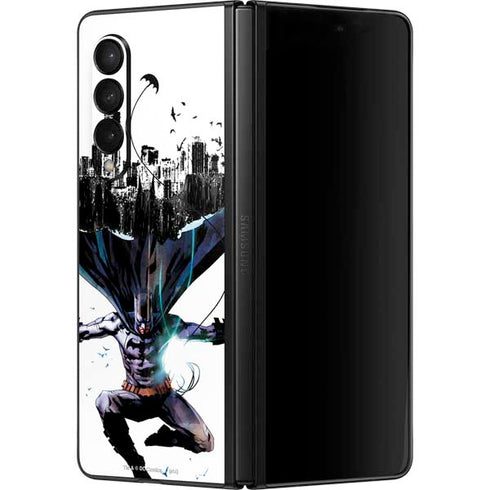 DC Comics Batman Black Mirror Cover #3 Galaxy Z Fold3 5G Skin