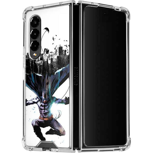 DC Comics Batman Black Mirror Cover #3 Galaxy Z Fold4 5G Clear Case