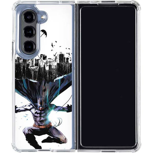 DC Comics Batman Black Mirror Cover #3 Galaxy Z Fold5 5G Clear Case
