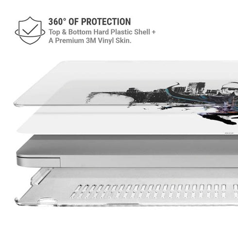 DC Comics Batman Black Mirror Cover #3 MacBook Air 13in M1 (2021) Case plus Skin