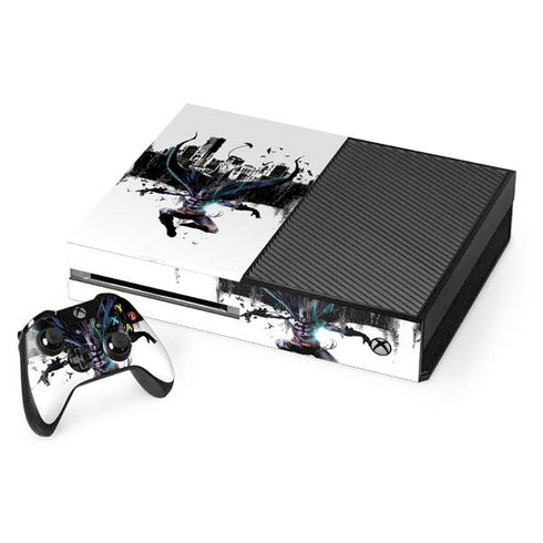DC Comics Batman Black Mirror Cover #3 Xbox One Console and Controller Bundle Skin
