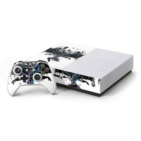 DC Comics Batman Black Mirror Cover #3 Xbox One S Console and Controller Bundle Skin