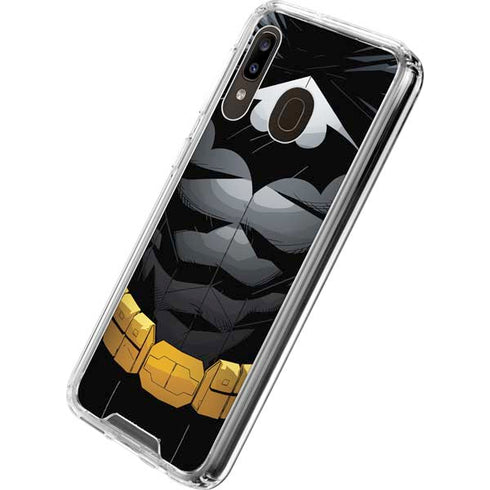 DC Comics Batman Chest Comic art Galaxy A30 Clear Case