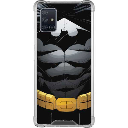 DC Comics Batman Chest Comic art Galaxy A51 5G Clear Case